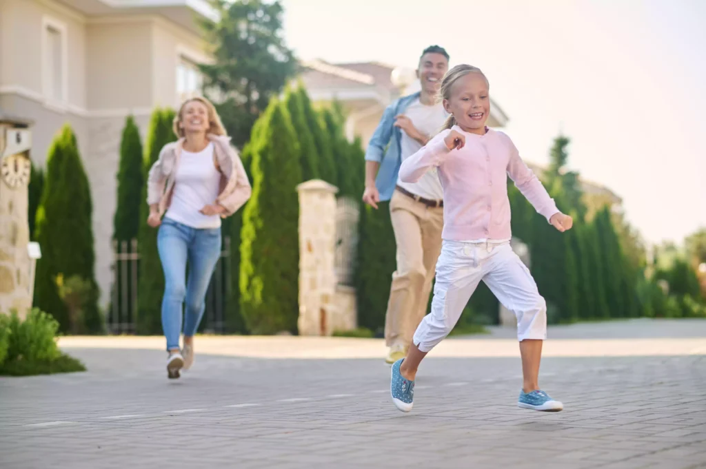 Correr en familia